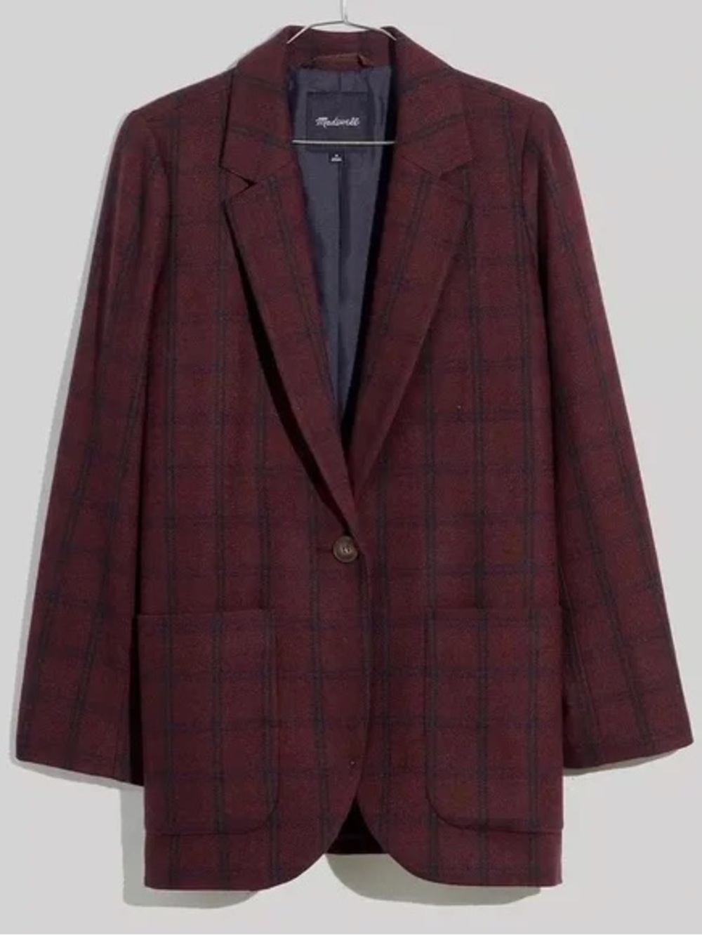 Madewell Larsen Blazer in Windowpane